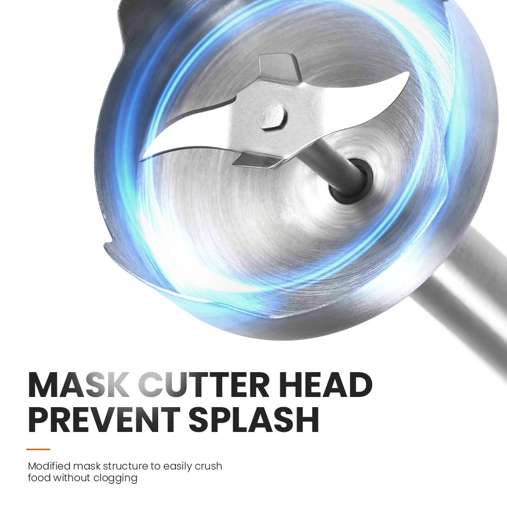 MIUI Hand Immersion Blender 1000W Powerful 4-in-1,Stainless Steel Stick Food Mixer,700ml Mixing Beaker,500ml Processor,Whisk MIUI Hand Immersion Blender 1000W Powerful 4-in-1,Stainless Steel Stick Food Mixer,700ml Mixing Beaker,500ml Processor,Whisk
