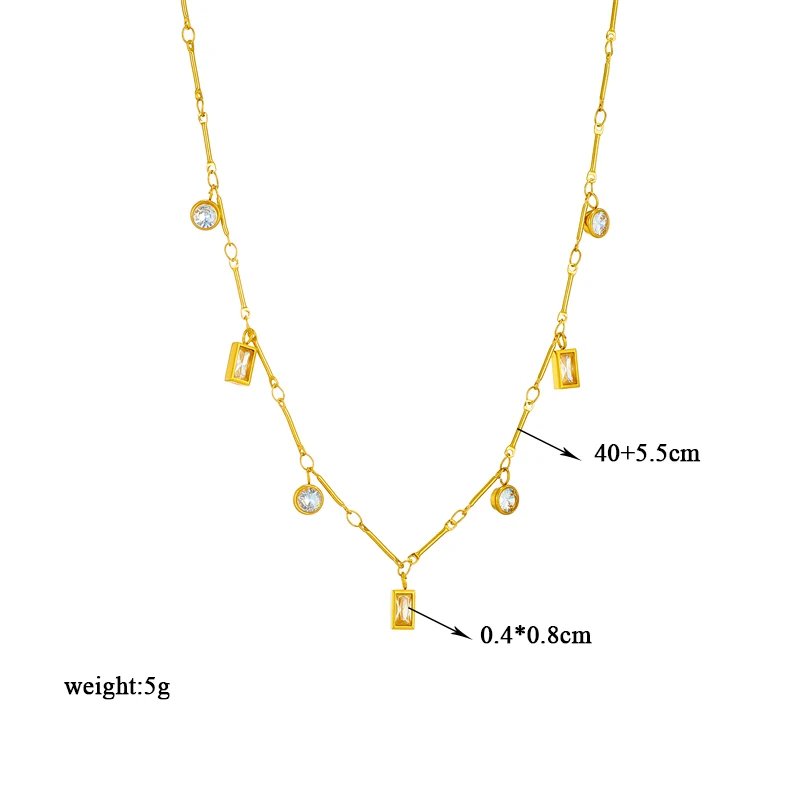DIEYURO 316L Stainless Steel Butterfly Moon Lock Blue Eyes Pendant Necklace For Women New Multilayer Choker Chain Jewelry Gifts