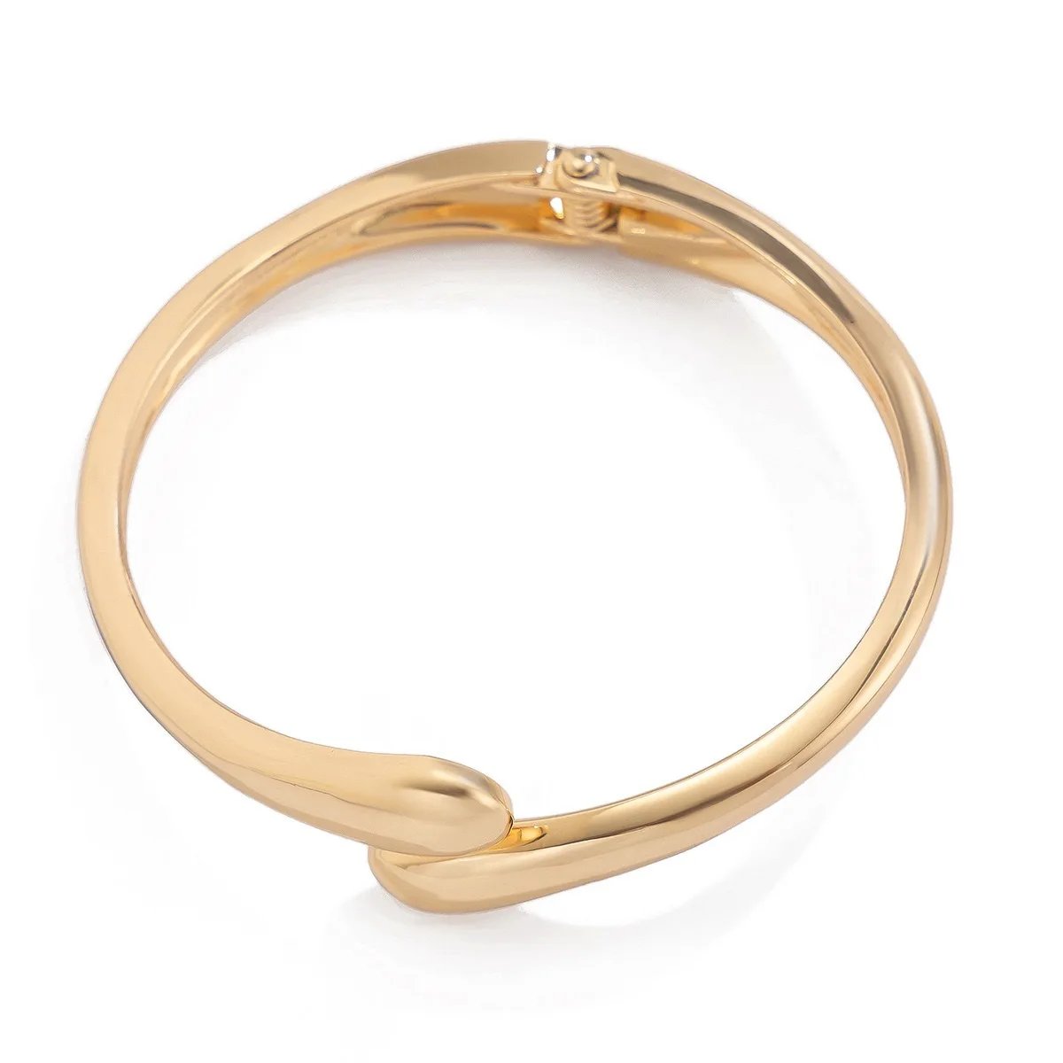 DIEZI 3 Styles Vintage Hip Hop Metal Cuff Bangles Punk Gold Silver Color Geometric Spring Bangles For Women Bracelet Men Jewelry DIEZI 3 Styles Vintage Hip Hop Metal Cuff Bangles Punk Gold Silver Color Geometric Spring Bangles For Women Bracelet Men Jewelry