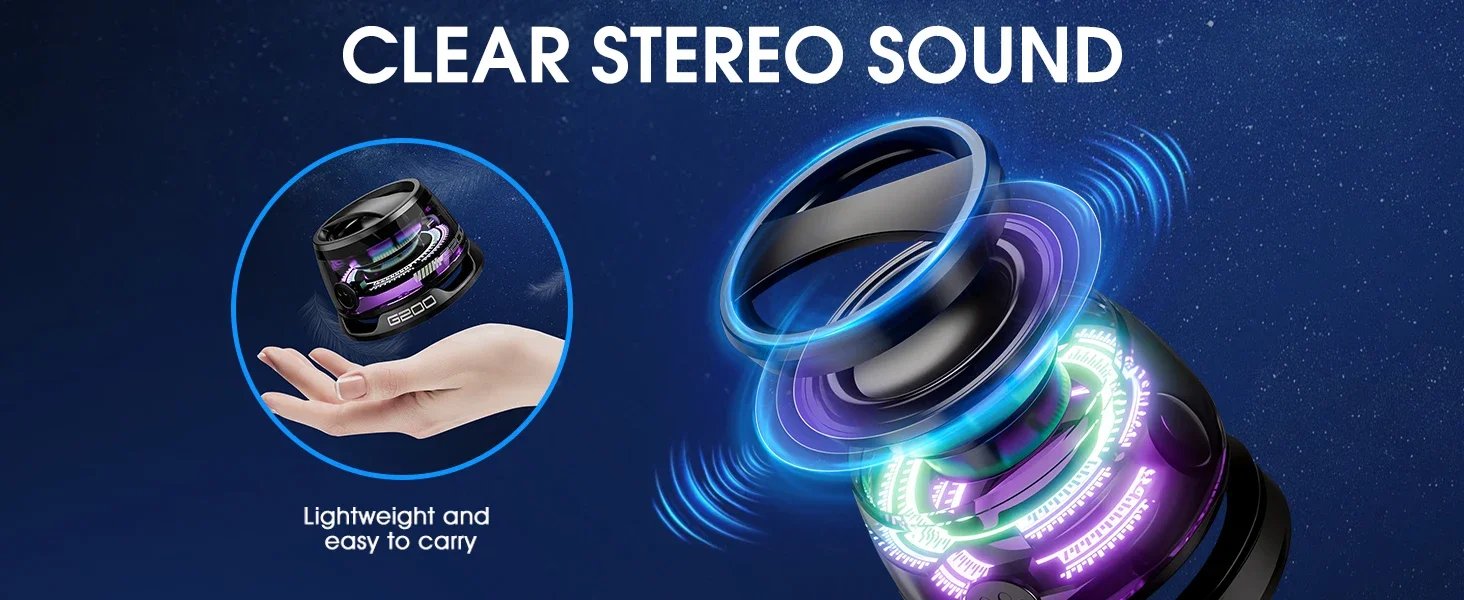 Outdoor Magnetic Bluetooth Speaker Wireless Portable Mini Travel Stereo Speaker with RGB Color Light and Phone Holder for Ios Outdoor Magnetic Bluetooth Speaker Wireless Portable Mini Travel Stereo Speaker with RGB Color Light and Phone Holder for Ios