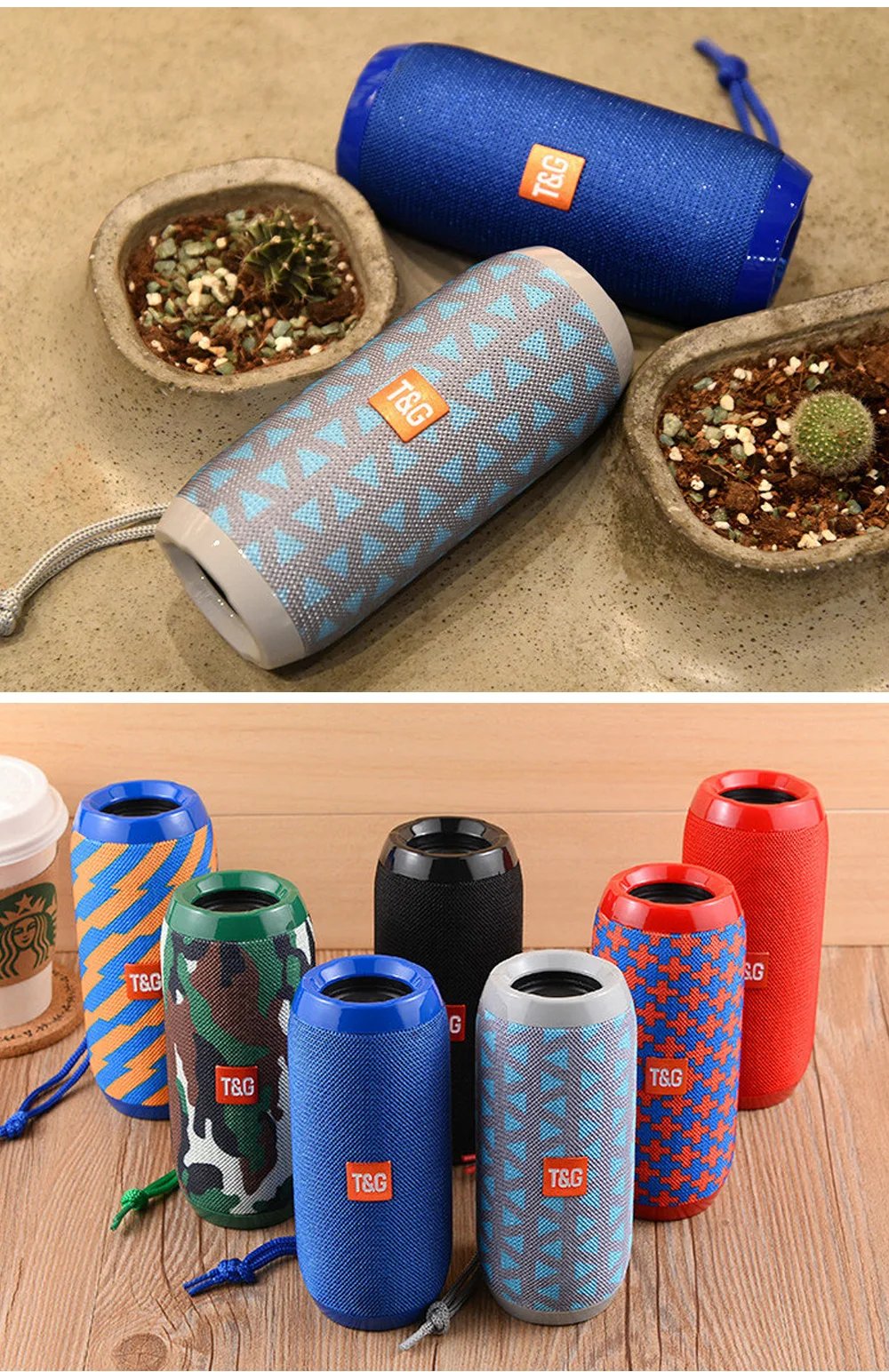Bluetooth Speaker T&G TG117 Portable TWS Sound Box Waterproof Loudspeaker Outdoor Stereo Surround Speakers Support TF FM Radio Bluetooth Speaker T&G TG117 Portable TWS Sound Box Waterproof Loudspeaker Outdoor Stereo Surround Speakers Support TF FM Radio