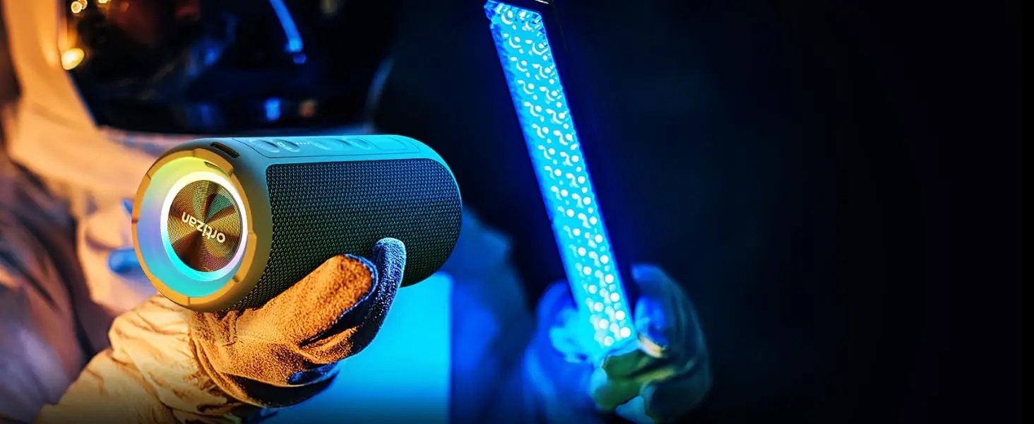 Ortizan X8 Pro Bluetooth Speaker Portable with 40W Stereo Sound,Rich Bass,IPX7 Waterproof, 30H Playtime, Mixed Color Lights,3 EQ Ortizan X8 Pro Bluetooth Speaker Portable with 40W Stereo Sound,Rich Bass,IPX7 Waterproof, 30H Playtime, Mixed Color Lights,3 EQ