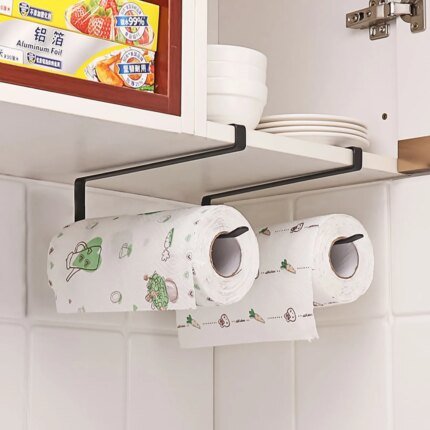 "Durable Kitchen Tissue Holder for Paper Towels and Rolls"