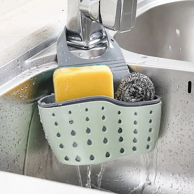 "Adjustable Hanging Drain Basket for Kitchen Sink"