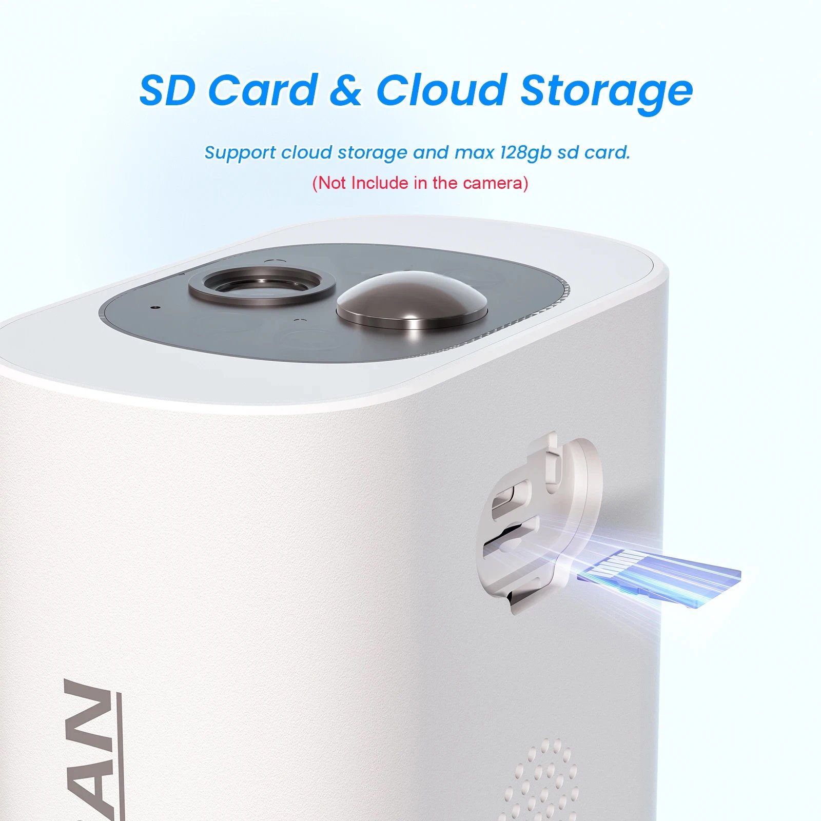 ANRAN Outdoor Solar Security Camera with Battery 3MP 2.4G WIFI Camera Battery Cloud Storage Color Night Vision Can't Add NVR ANRAN Outdoor Solar Security Camera with Battery 3MP 2.4G WIFI Camera Battery Cloud Storage Color Night Vision Can't Add NVR