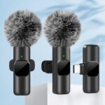 Wireless Mini Microphone for Audio and Video Recording