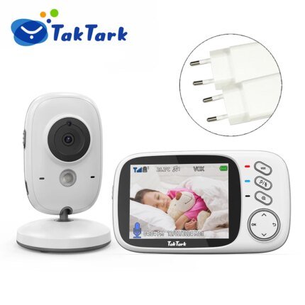 Wireless Video Baby Monitor with Night Vision and Two Way Intercom