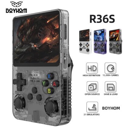 Retro Handheld Video Game Console with 3.5 Inch IPS Screen and Linux System