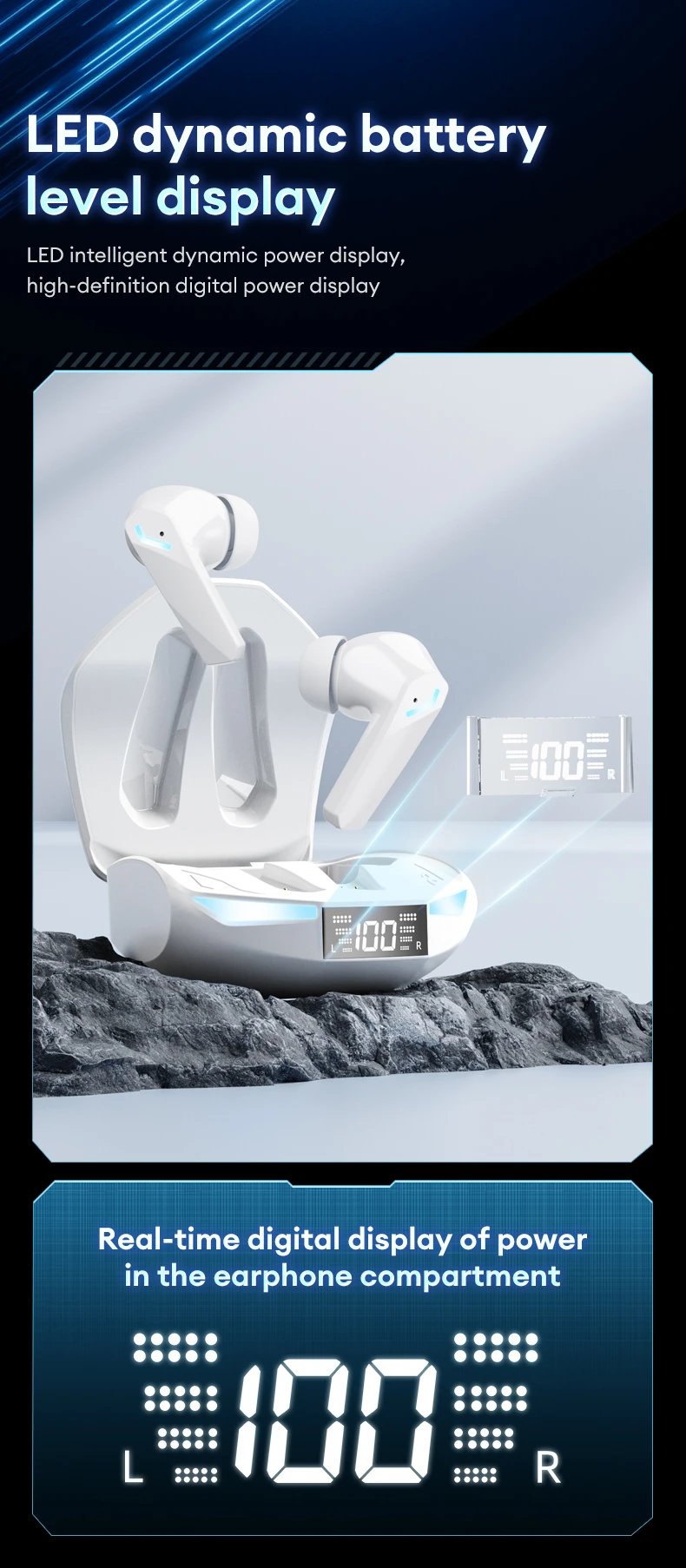 New Lenovo XT53 Wireless Bluetooth 5.4 Earphones LED Digital Display Waterproof Earbuds Noise Cancelling HD Voice Gaming Headset New Lenovo XT53 Wireless Bluetooth 5.4 Earphones LED Digital Display Waterproof Earbuds Noise Cancelling HD Voice Gaming Headset