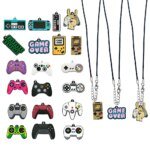 Video Game Necklace Retro Gamepad PVC Controller Pendant Chain