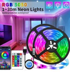 LED controller for strip lights 5050 RGB Color Changing Flexible Tape