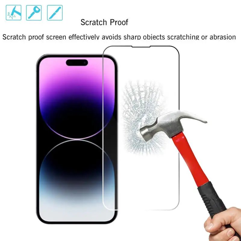 Tempered Glass for iPhone 14 Pro 15 16 13 12 11 pro max screen protector for iphone 15 pro mica for iphone 13 14 pro glass film Tempered Glass for iPhone 14 Pro 15 16 13 12 11 pro max screen protector for iphone 15 pro mica for iphone 13 14 pro glass film