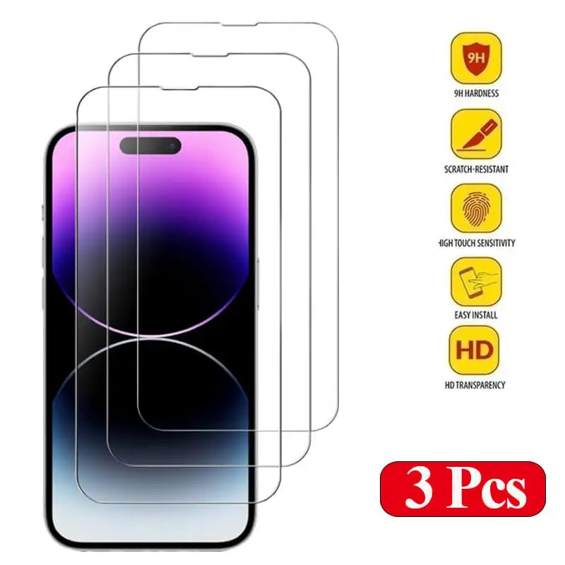 Tempered Glass for iPhone 14 Pro 15 16 13 12 11 pro max screen protector for iphone 15 pro mica for iphone 13 14 pro glass film Tempered Glass for iPhone 14 Pro 15 16 13 12 11 pro max screen protector for iphone 15 pro mica for iphone 13 14 pro glass film