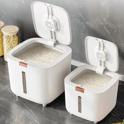 Insect-Proof Storage Box Moisture Proof Rice Container with Lid
