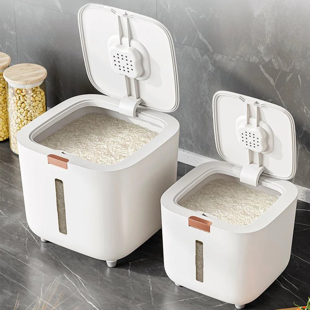 Insect-Proof Storage Box Moisture Proof Rice Container with Lid
