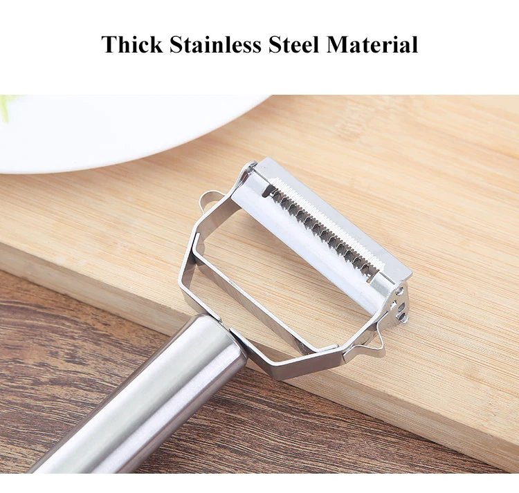 Multifunctional Stainless Steel Kitchen Peeler Fruit Vegetable Potato Carrot Cucumber Grater Julienne Durable Vegetable Slicer