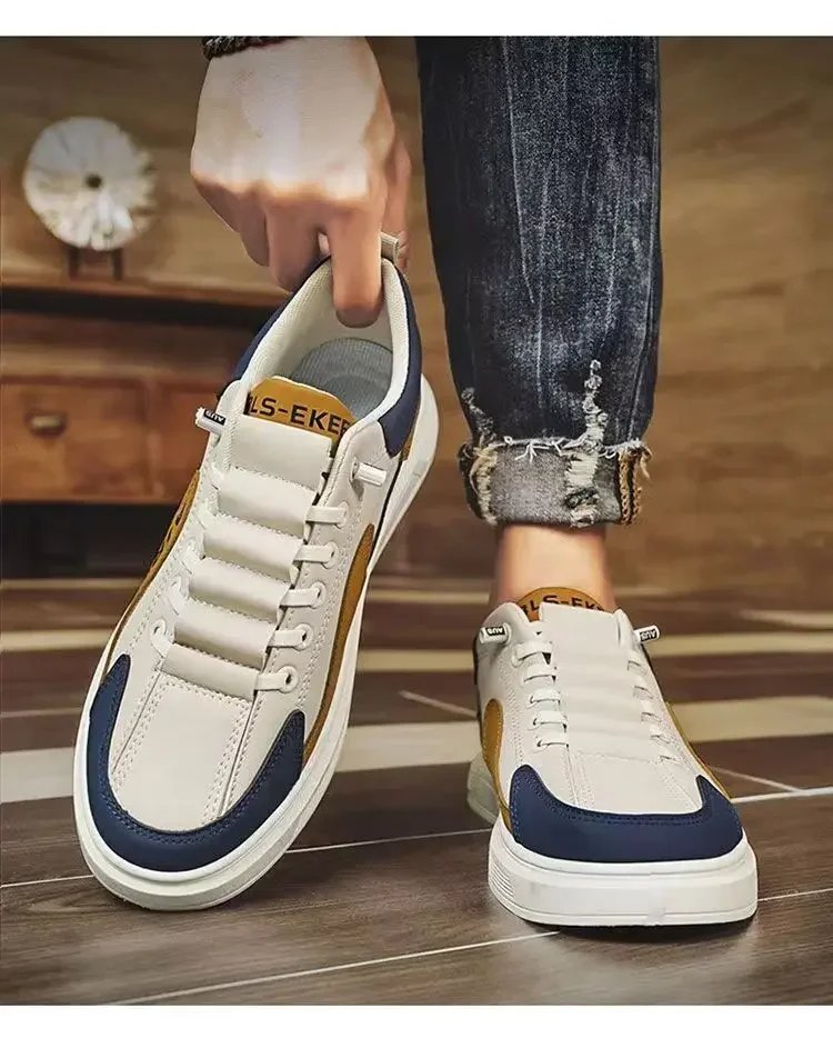 Trend 2025 New Men's Shoes Leather Fashion Low-top Men's Casual Trendy Shoes Running Sports Trend 2025 New Men's Shoes Leather Fashion Low-top Men's Casual Trendy Shoes Running Sports