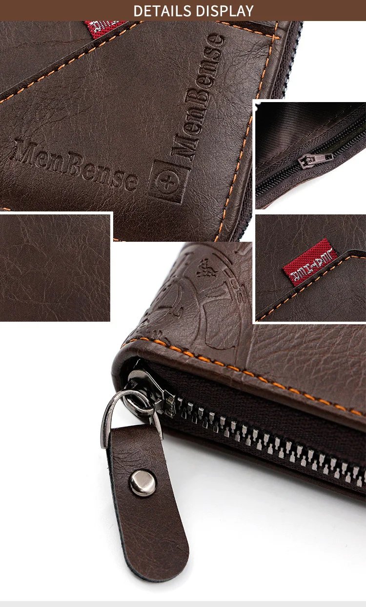 New Men Zipper Wallets Short Card Holder Vintage Male Wallet High Quality PU Leather Classic Coin Pocket Wallet For Boys New Men Zipper Wallets Short Card Holder Vintage Male Wallet High Quality PU Leather Classic Coin Pocket Wallet For Boys