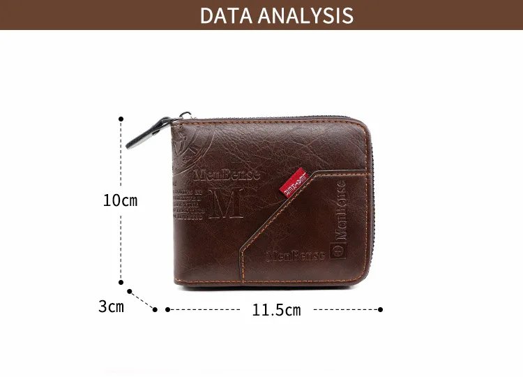 New Men Zipper Wallets Short Card Holder Vintage Male Wallet High Quality PU Leather Classic Coin Pocket Wallet For Boys New Men Zipper Wallets Short Card Holder Vintage Male Wallet High Quality PU Leather Classic Coin Pocket Wallet For Boys