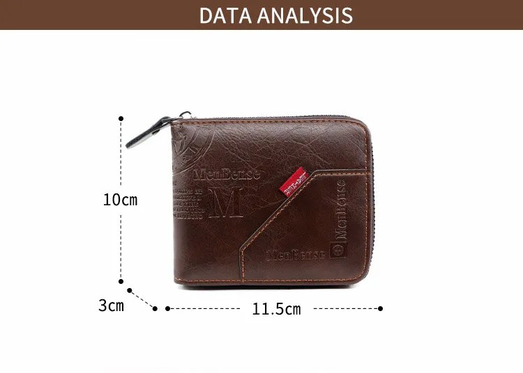 New Men Zipper Wallets Short Card Holder Vintage Male Wallet High Quality PU Leather Classic Coin Pocket Wallet For Boys New Men Zipper Wallets Short Card Holder Vintage Male Wallet High Quality PU Leather Classic Coin Pocket Wallet For Boys
