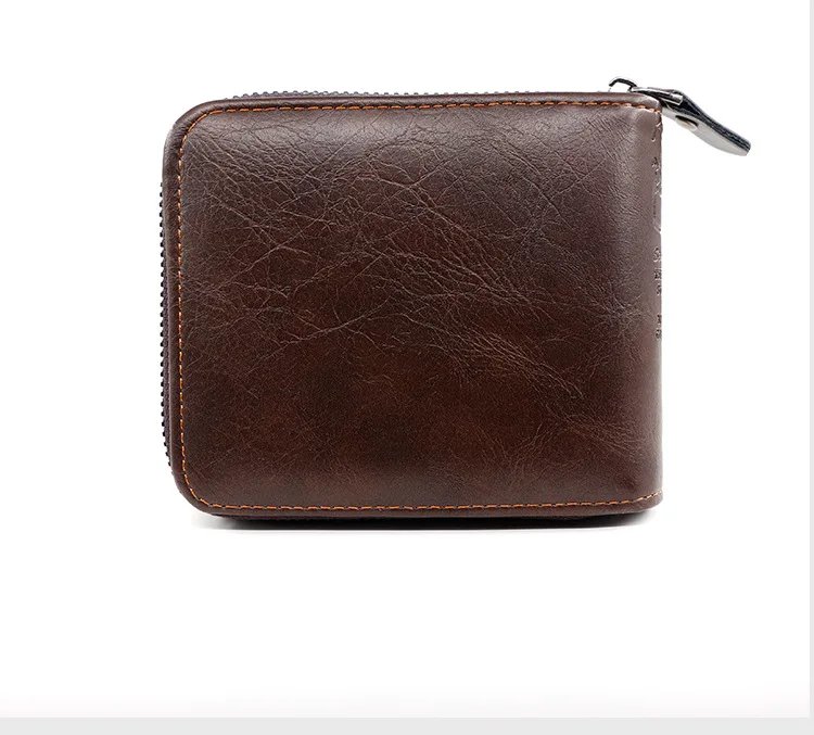New Men Zipper Wallets Short Card Holder Vintage Male Wallet High Quality PU Leather Classic Coin Pocket Wallet For Boys New Men Zipper Wallets Short Card Holder Vintage Male Wallet High Quality PU Leather Classic Coin Pocket Wallet For Boys