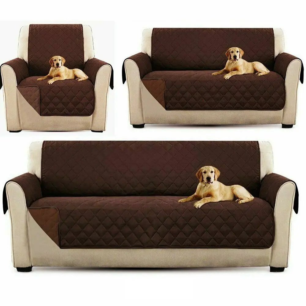 Waterproof Sofa Cover for Dog Pet Kids Quilted Anti-wear Couch Cover Recliner Armchair Furniture Slipcovers 1/2/3 Seater Protect Waterproof Sofa Cover for Dog Pet Kids Quilted Anti-wear Couch Cover Recliner Armchair Furniture Slipcovers 1/2/3 Seater Protect