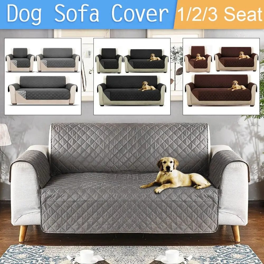 Waterproof Sofa Cover for Dog Pet Kids Quilted Anti-wear Couch Cover Recliner Armchair Furniture Slipcovers 1/2/3 Seater Protect Waterproof Sofa Cover for Dog Pet Kids Quilted Anti-wear Couch Cover Recliner Armchair Furniture Slipcovers 1/2/3 Seater Protect