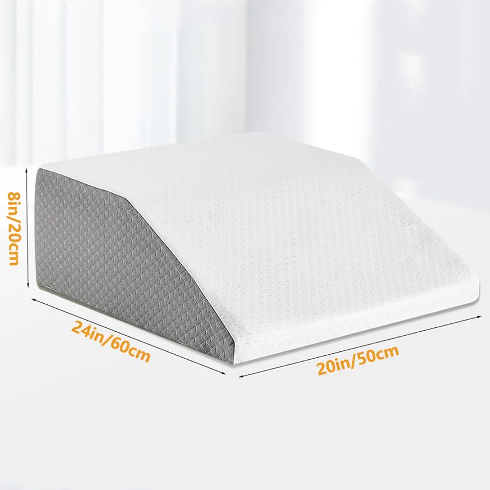 Leg Pillow, 8inch Leg Elevating Pillow for Legs,Rest, Sleeping,Leg Wedge Pillow for Side Sleeping, Memory Foam Leg Wedge Pillow Leg Pillow, 8inch Leg Elevating Pillow for Legs,Rest, Sleeping,Leg Wedge Pillow for Side Sleeping, Memory Foam Leg Wedge Pillow
