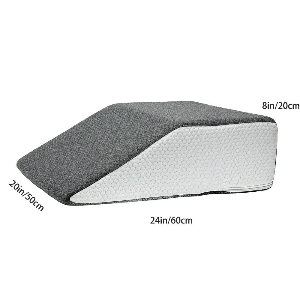 Leg Pillow, 8inch Leg Elevating Pillow for Legs,Rest, Sleeping,Leg Wedge Pillow for Side Sleeping, Memory Foam Leg Wedge Pillow Leg Pillow, 8inch Leg Elevating Pillow for Legs,Rest, Sleeping,Leg Wedge Pillow for Side Sleeping, Memory Foam Leg Wedge Pillow