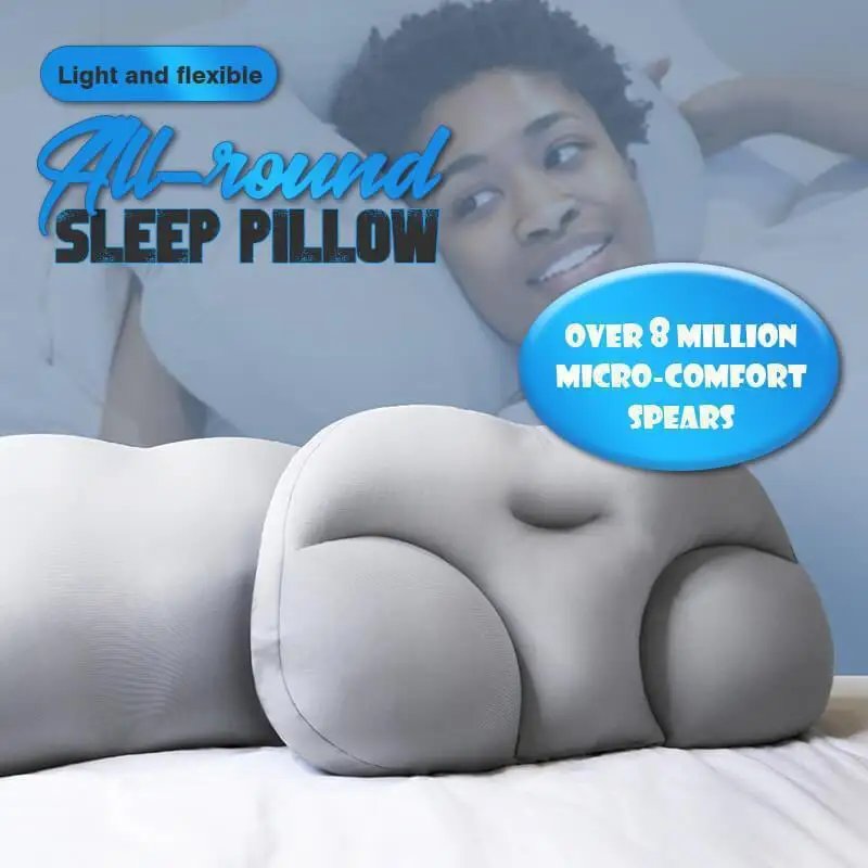 All-round Egg Shaped Cloud Pillow Soft Bed Pillow Nursing Pillow 3D Ergonomic Sleeping Memory Foam Egg Shaped Ergonomic Pillows