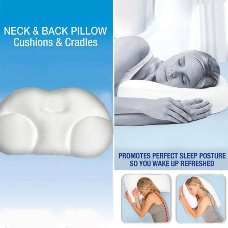 All-round Egg Shaped Cloud Pillow Soft Bed Pillow Nursing Pillow 3D Ergonomic Sleeping Memory Foam Egg Shaped Ergonomic Pillows
