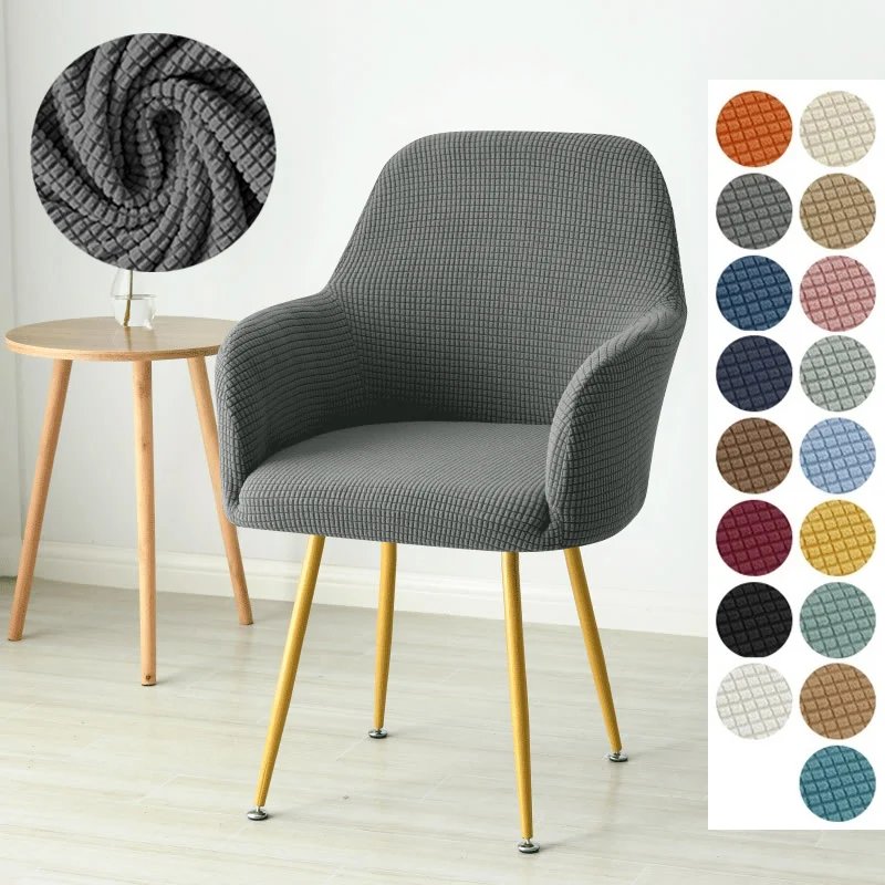 Elastic Polar Fleece High Arm Chair Covers Adjustable Stretch Slipcovers