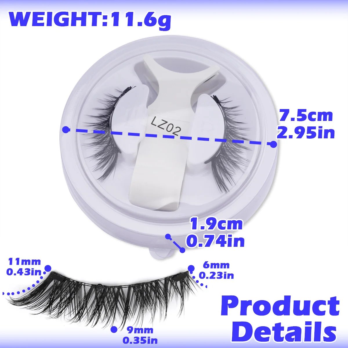 Hot 1 Pair Magnetic Eyelashes Handmade Fluffy Faux Mink Lashes Reusable Natural False Eyelashes and Magnetic Tweezers Set Makeup Hot 1 Pair Magnetic Eyelashes Handmade Fluffy Faux Mink Lashes Reusable Natural False Eyelashes and Magnetic Tweezers Set Makeup