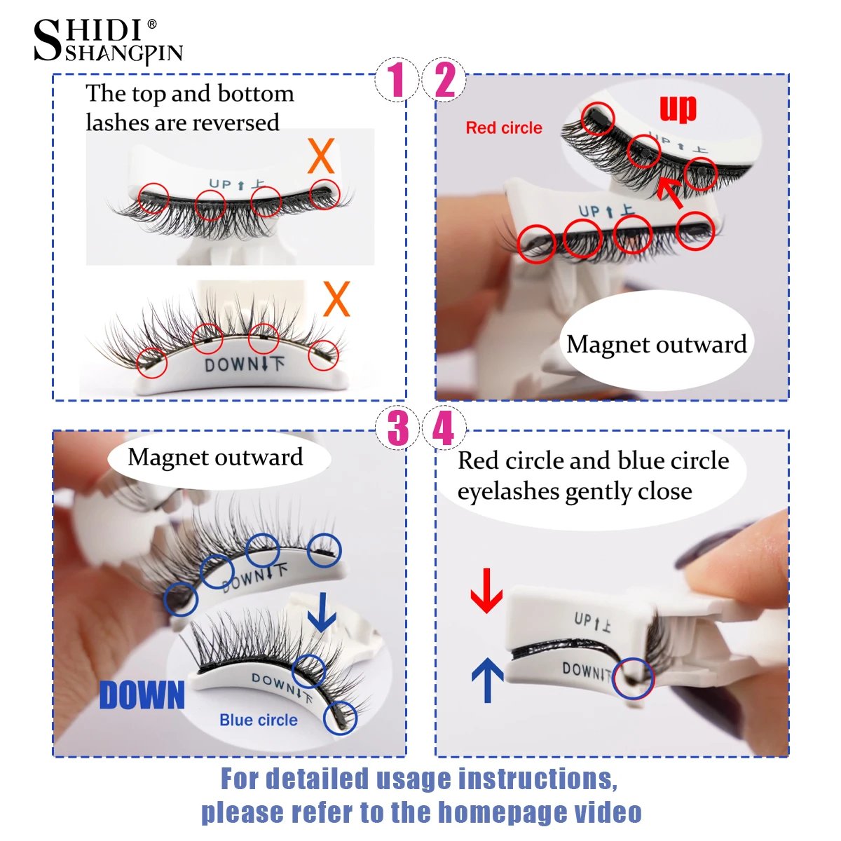 Hot 1 Pair Magnetic Eyelashes Handmade Fluffy Faux Mink Lashes Reusable Natural False Eyelashes and Magnetic Tweezers Set Makeup Hot 1 Pair Magnetic Eyelashes Handmade Fluffy Faux Mink Lashes Reusable Natural False Eyelashes and Magnetic Tweezers Set Makeup