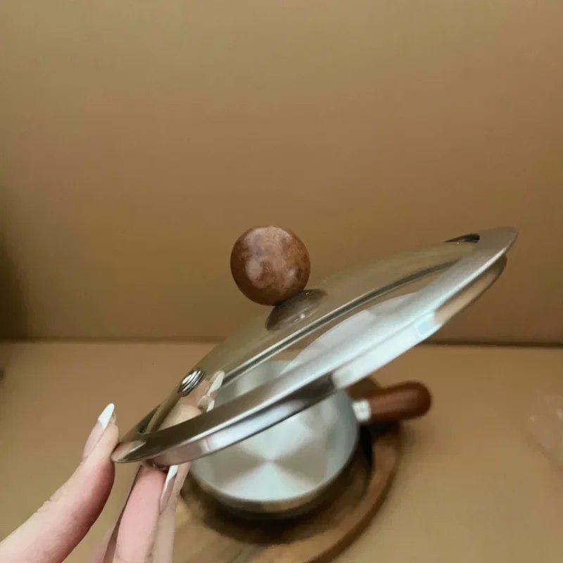304 Walnut single handle bowl uncoated soup bowl instant noodles Luosifen yogurt home salad baking rice bowl with handle 304 Walnut single handle bowl uncoated soup bowl instant noodles Luosifen yogurt home salad baking rice bowl with handle