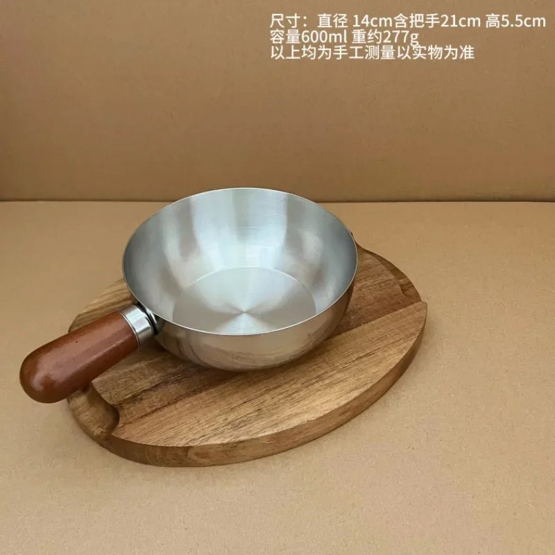 304 Walnut single handle bowl uncoated soup bowl instant noodles Luosifen yogurt home salad baking rice bowl with handle 304 Walnut single handle bowl uncoated soup bowl instant noodles Luosifen yogurt home salad baking rice bowl with handle